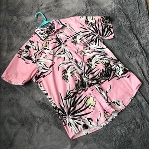 Pink Dolphin Hawaiian Shirt